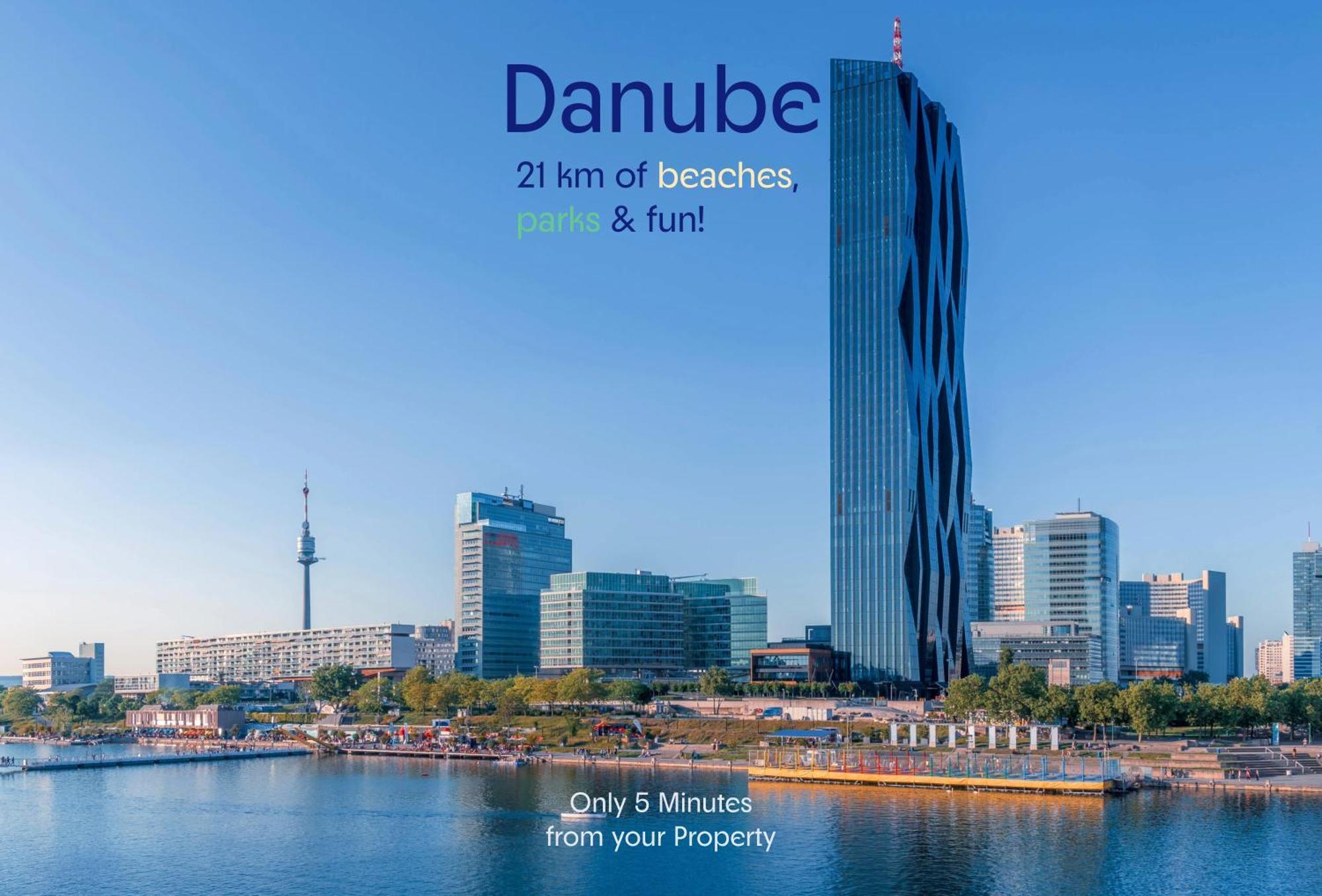 Joyful 2Br Apt. @ Millenium Tower And The Danube Vienna Luaran gambar